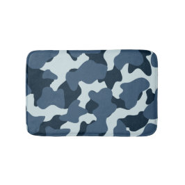 Blue Large Cow Spots Badematte