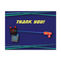 Blue Laser Tag Birthday Party Danke