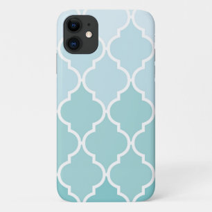 Blue Latticework, Ombre, Quatrefoil, Trellis Case-Mate iPhone Hülle