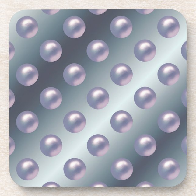 Blue Lavender Spheres Untersetzer Set (Vorderseite)