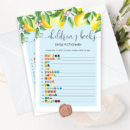 Blue Lemon Childrens bucht Emoji-Picknickspiel