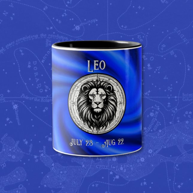 Blue Leo die Löwenblume Tasse (Von Creator hochgeladen)