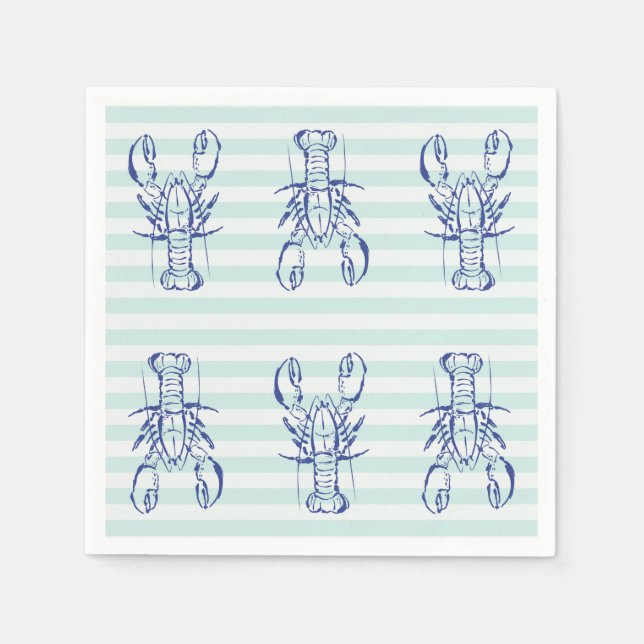 Blue LGeburters Serviette (Vorderseite)