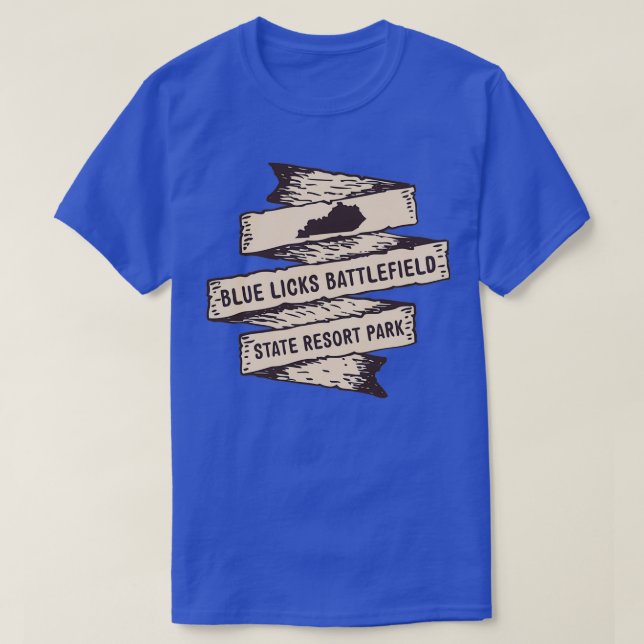 Blue Licks Battlefield Staat Park Kentucky KY Wild T-Shirt (Design vorne)