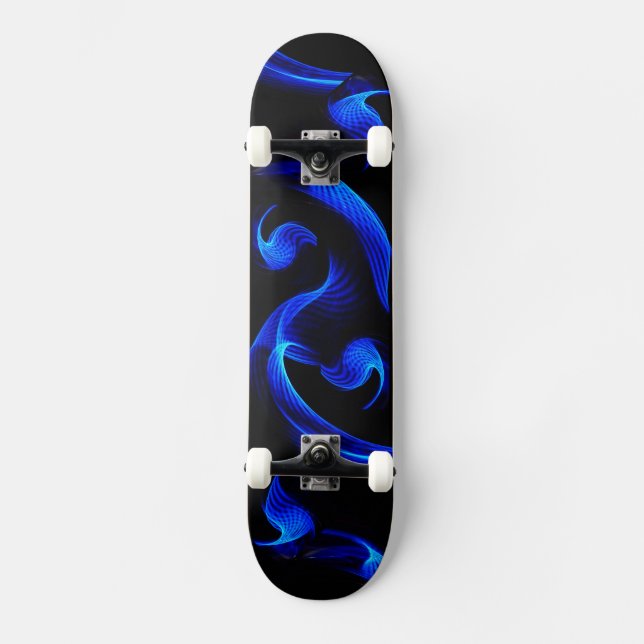 Blue Light Extravaganza Skateboard (Vorderseite)