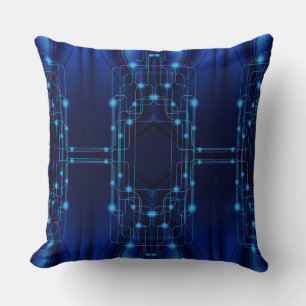 Blue Light Technology Throw Pillow Kissen