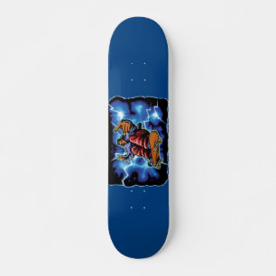 Blue Lighting Skatboard Skateboard