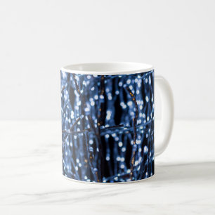 Blue Lights Abstrakt Coffee Tasse