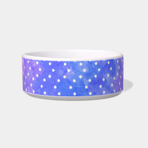 Blue Lila Starry Night Sky Galaxy Wasserfarbe Napf