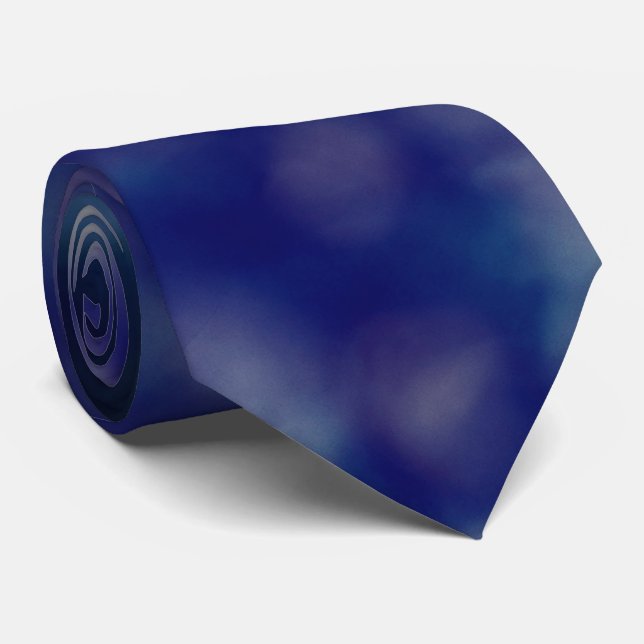 Blue Lila Trendy Einzigartig Cool Chic Krawatte (Gerollt)