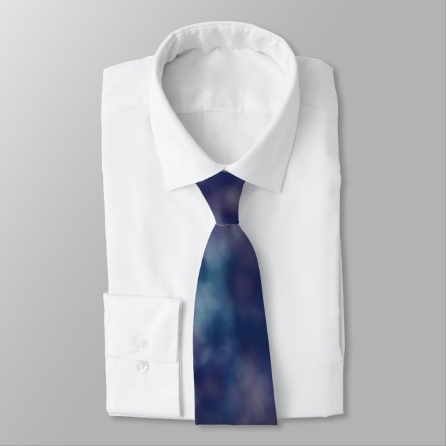 Blue Lila Trendy Einzigartig Cool Chic Krawatte (Gebunden)