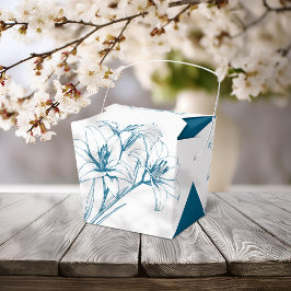 Blue Lily Kontur Wedding Geschenkschachtel