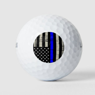 Blue Line Flag-Funktion Unterstützung für Amerika Golfball
