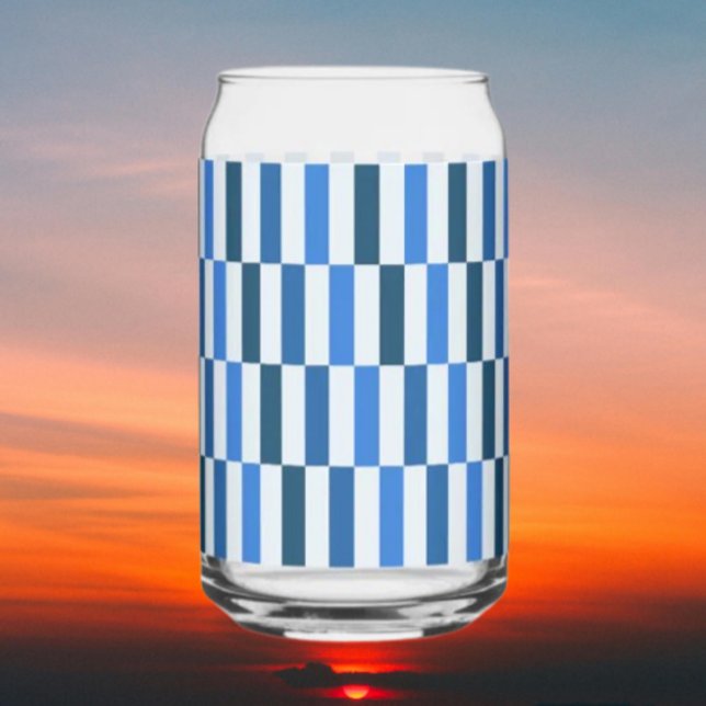 Blue Line Flow Can Glass  Dosenglas (Von Creator hochgeladen)