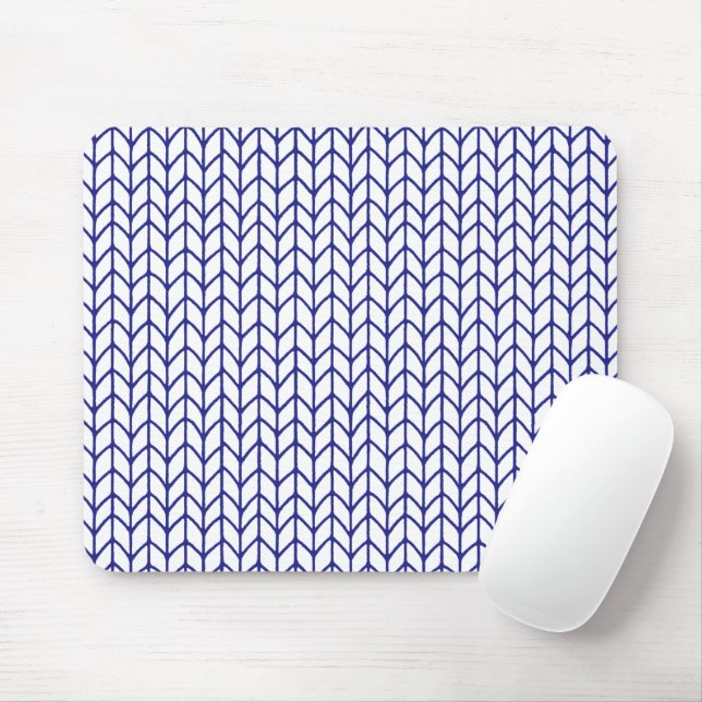 BLUE LINE KNIT Mauspad (Mit Mouse)