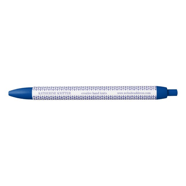 BLUE LINE STRICK Business ID Tinte Pen Kugelschreiber (Vorderseite)