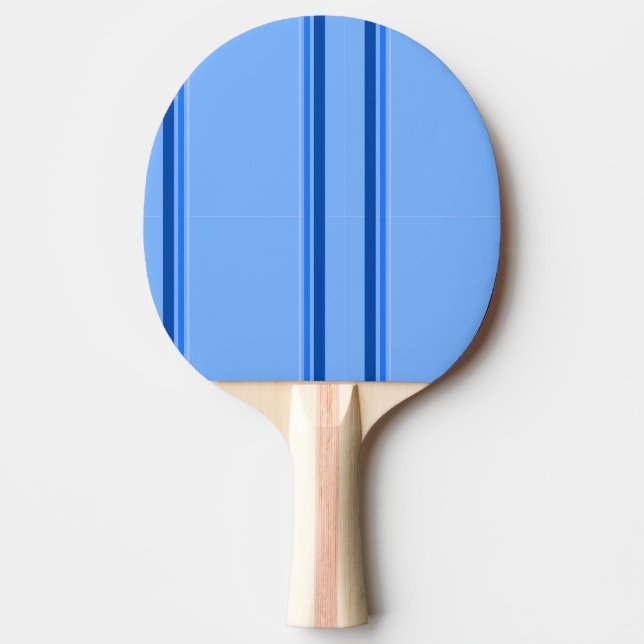 Blue Lines Ping Pong Paddle Tischtennis Schläger (Vorderseite)