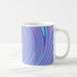 Blue Lines Swirl Tasse