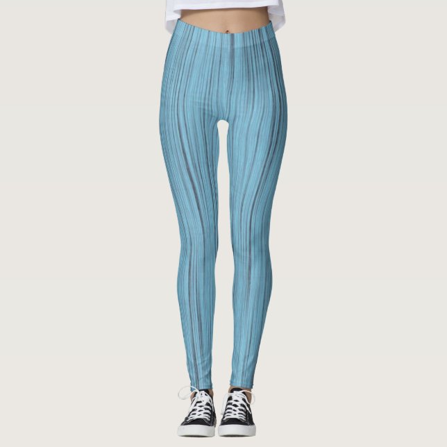 Blue Lines Women's Leggings (Vorderseite)