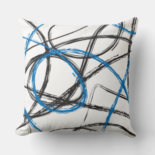 BLUE LINIEN DESIGN Retro Throw Kissen