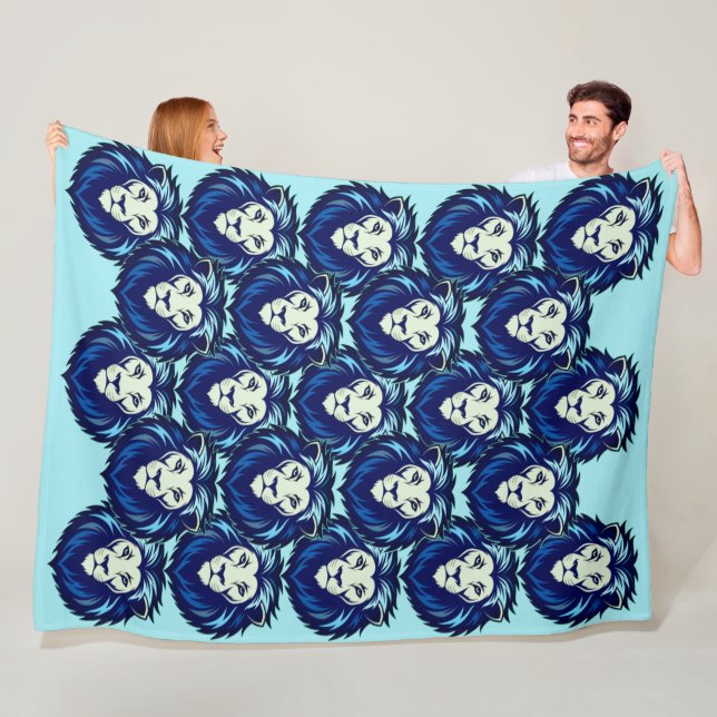 Blue Lion emote 2 Fleecedecke (Beispiel)