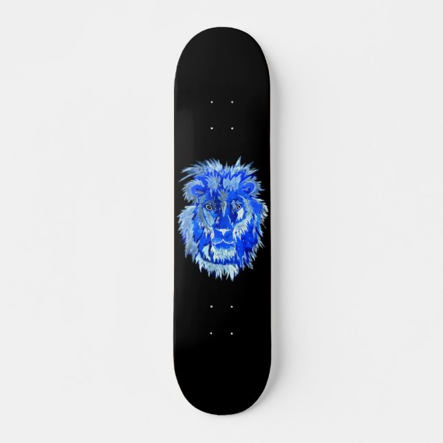 Blue Lion Spirit Skateboard (Vorne)