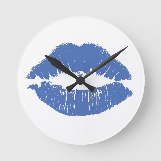 Blue Lips Uhr (Vorderseite)