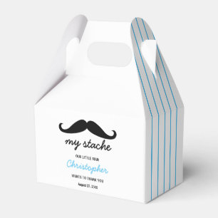 Blue Litman Mustache Geburtstagspartei Geschenkschachtel