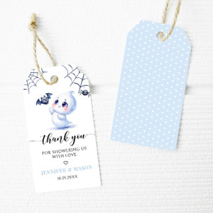 Blue Little Boo Baby Ghost Boy Dusche Vielen Dank Geschenkanhänger