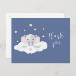 Blue Little Peanut Baby Dusche Elephant Modern