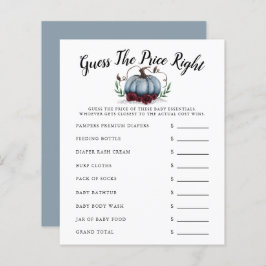 Blue Little Pumpkin Baby Dusche schätzt den Preis