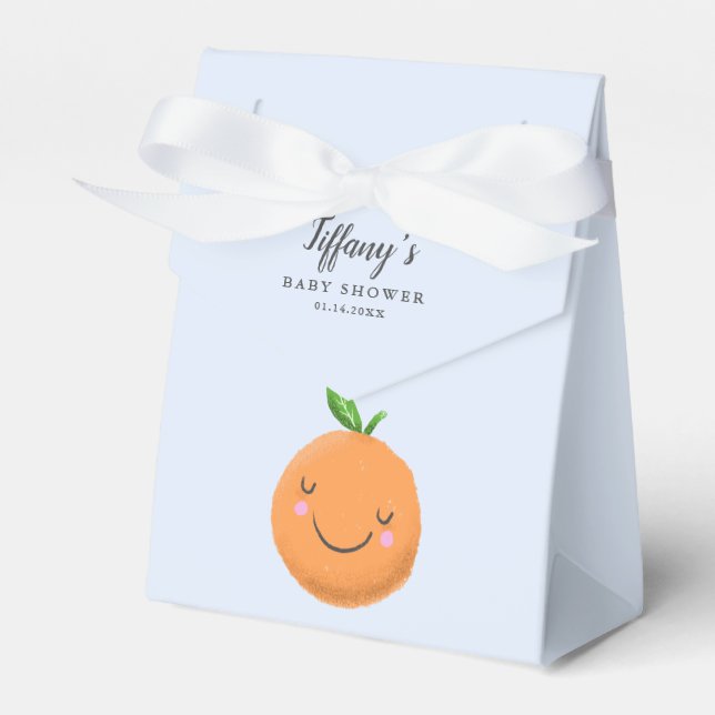 Blue Little Süsse Thema Kinderdusche Geschenkschachtel (Vorderseite)