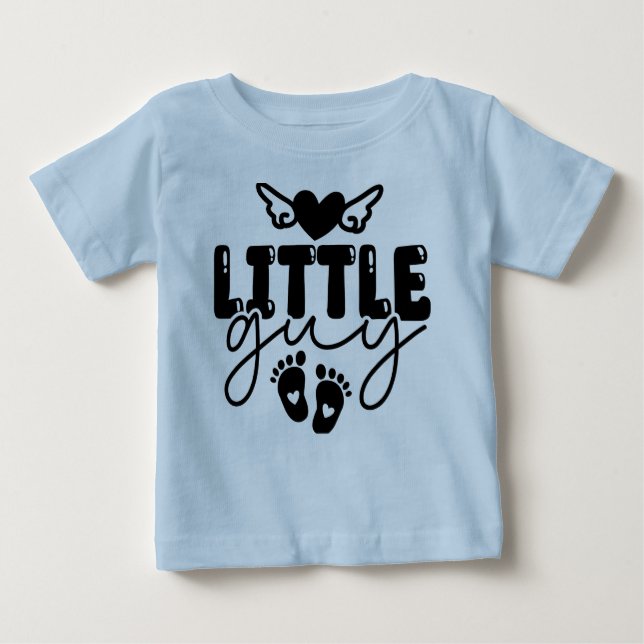 Blue Little Typ Baby Boy T - Shirt (Vorderseite)