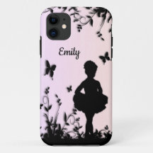 Blue Littlest Ballerina Personalize Name