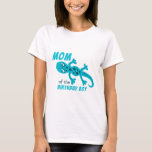 Blue Lizard Gecko Mama Birthday Boy Mother T-Shirt<br><div class="desc">Blue Lizard Gecko Mama Birthday Boy Mother T - Shirt</div>