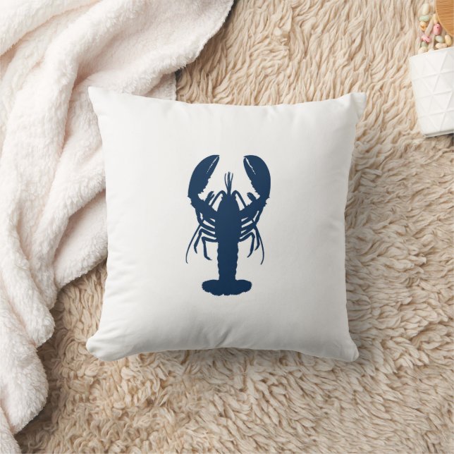 Blue Lobster Coastal Mainmap Kissen (Decke)