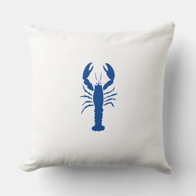 BLUE LOBSTER Kissen (Vorderseite)