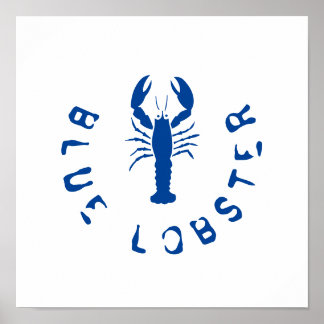 BLUE LOBSTER POSTER