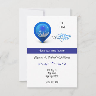 Blue Location New Home Announcement Ankündigung