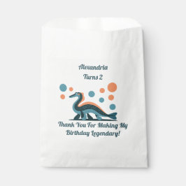 Blue Loch Ness Birthday Favor Bags Geschenktütchen