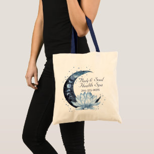 Blue Lotus Blume Wellness Business Promotionen Tragetasche