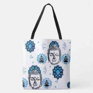 Blue Lotus Buddha Totasche