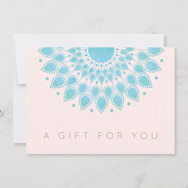 Blue Lotus Mandala Salon and Wellness-Center Gift  (Vorderseite)