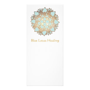 Blue Lotus Rack Card Werbekarte