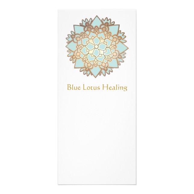 Blue Lotus Rack Card Werbekarte (Vorne)