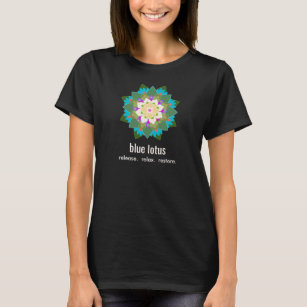 Blue Lotus Yoga und Holistic Health Healer T-Shirt