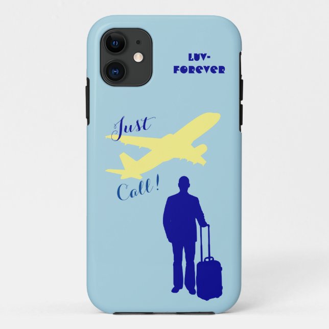 Blue Luv Forever Case-Mate iPhone Hülle (Rückseite)
