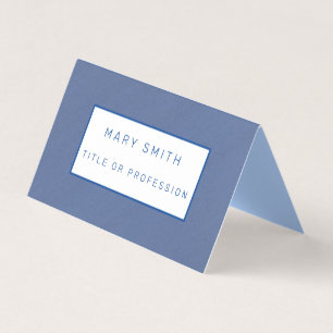 Blue Luxury Business Card Visitenkarten