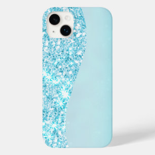 Blue Luxury Moderne Gradientengalaxie Glitzer Star Case-Mate iPhone 14 Plus Hülle