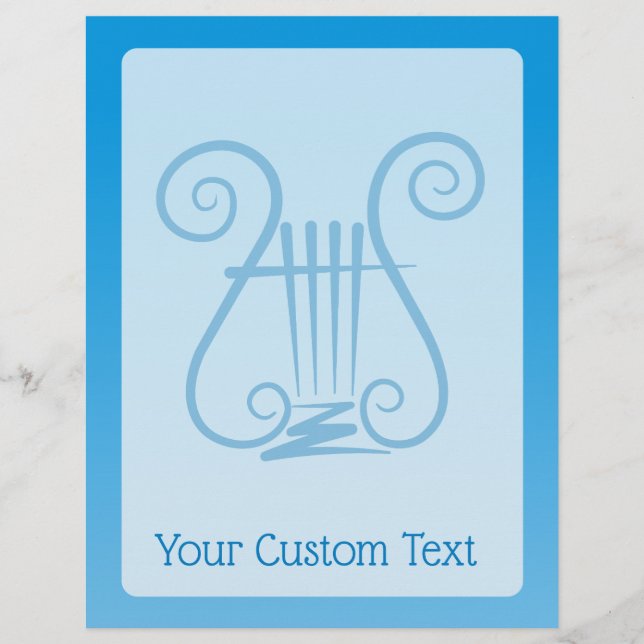 Blue Lyre Flyer (Vorne)